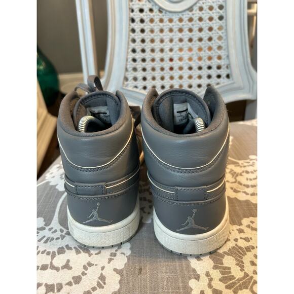 Nike‎ Air Jordan 1 Mid Cool Grey Men's Basketball Shoes-554724-031 (Size 7) - Picture 5 of 10